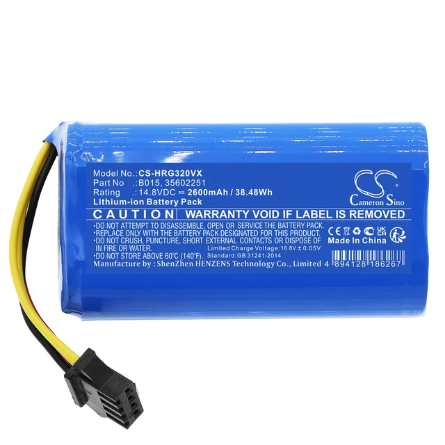 Alt view image 3 of 5 - Estry Battery Replacement for Hoover HGO310011 HGO33 HGO32 HG0320H0011 HGO31 HGO330HC011 HGO0314BAT 35602251 B015