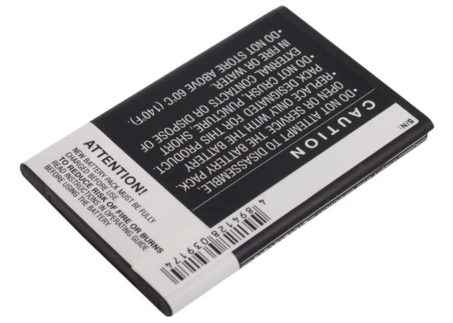 Alt view image 3 of 5 - Estry Battery Replacement for T7576 7 Pro BA S550 35H00123-29M