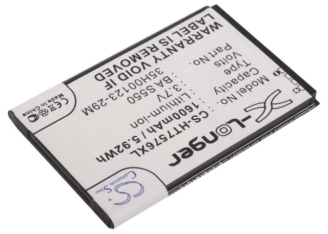 Alt view image 2 of 5 - Estry Battery Replacement for T7576 7 Pro BA S550 35H00123-29M