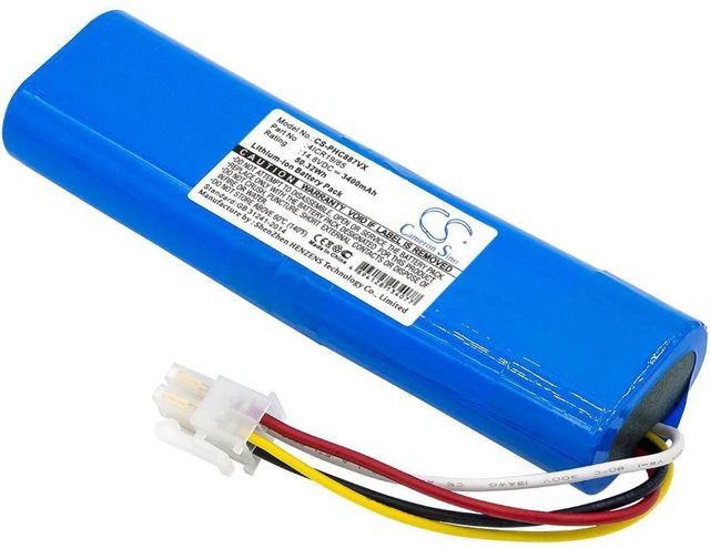 Main image of Estry Battery Replacement for FC8715/01 SmartPro Compact FC8722 FC8772 SmartPro Compact Home Household Cleaner Robot FC8776 FC8774 SmartPro Compact FC8972 CP0111/01 4ICR19/65 3000-014-15881