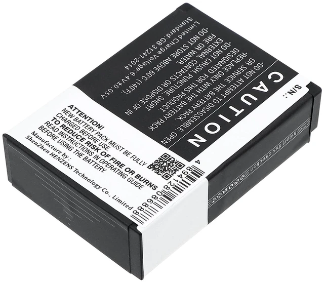 Alt view image 4 of 5 - Estry Battery Replacement for Pixpro AZ652 PIXPRO S-1 PIXPRO S1 Pixpro AZ651 Pixpro AZ651 Astro Zoom PIXPRO AZ901 LB-070