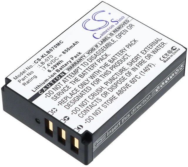 Main image of Estry Battery Replacement for PIXPRO AZ901 PIXPRO S1 Pixpro AZ652 PIXPRO S-1 Pixpro AZ651 Astro Zoom Pixpro AZ651 LB-070