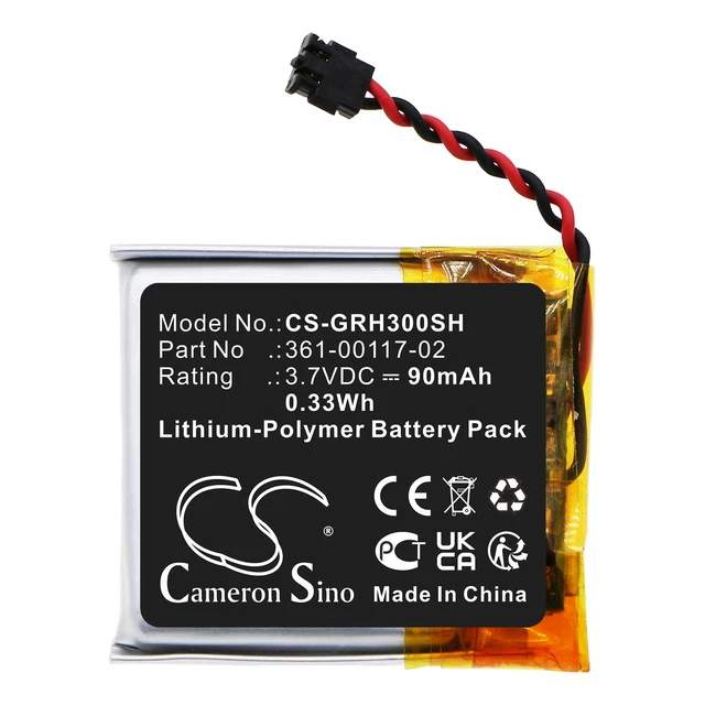 Alt view image 3 of 5 - Estry Battery Replacement for Forerunner 30 361-00117-02