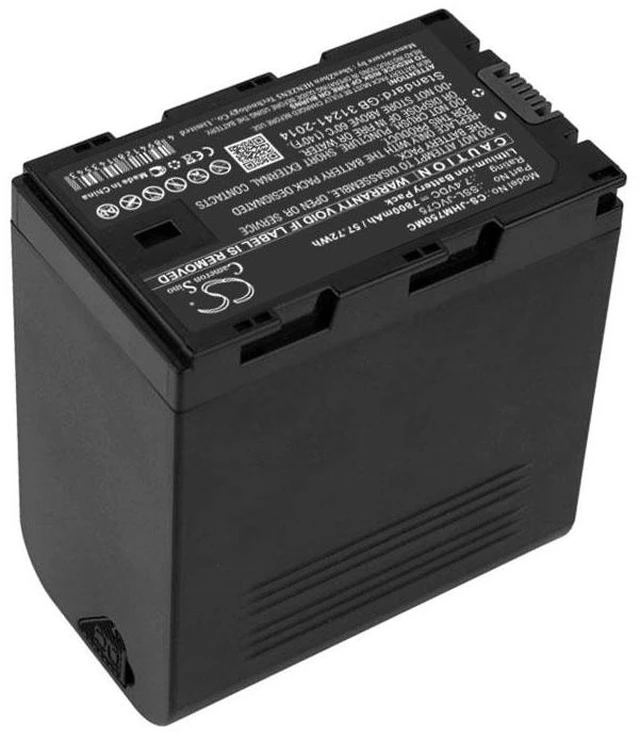 Alt view image 2 of 5 - Estry Battery Replacement for GY-HM650EC GY-HM660RE GY-LS300CHE GY-HM200ESB GY-HM620E GY-HM650U GY-HMQ10U LC-2J GY-HM650 GY-HM200 GY-HM600 GY-HMQ10 GY-HM600U JY-HM360E GY-HM600E GY-HMQ10E SSL-75