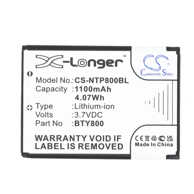Alt view image 5 of 5 - Estry Battery Replacement for CipherLab 8200 8230 CPT8200 Laser CPT-8300 8000 8300 KB1B371200005 BA-80S1A2