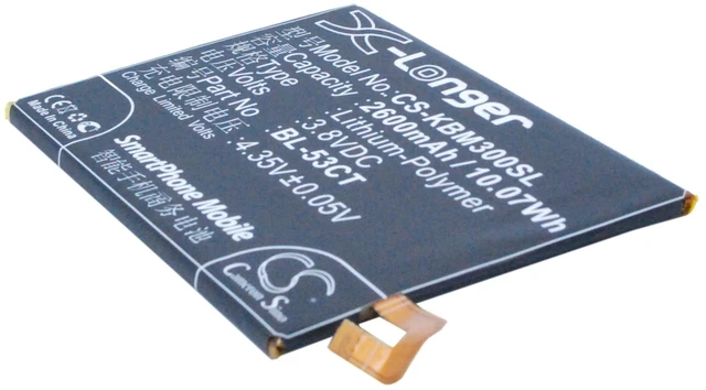 Main image of Estry Battery Replacement for KOOBEE M3 BL-53CT