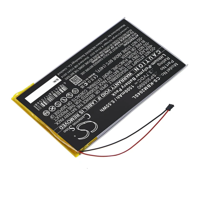 Alt view image 2 of 5 - Estry Battery Replacement for Kobo N204-KBO-B Aura HD SP305590