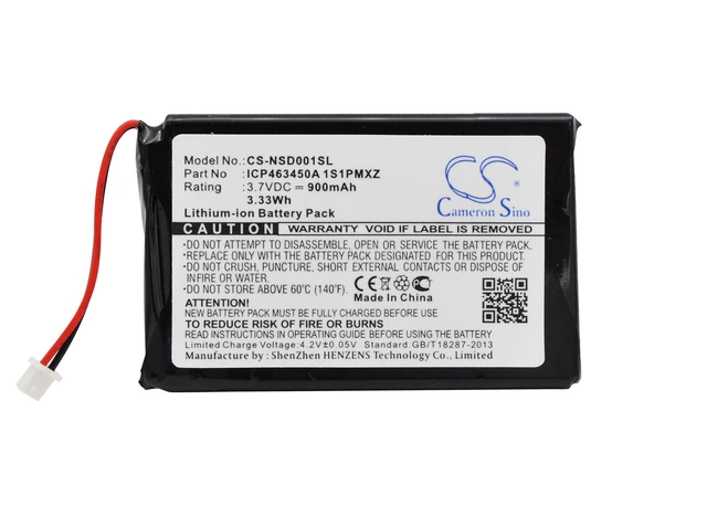 Alt view image 5 of 5 - Estry Battery Replacement for AudioVox IHDP01A Portable HD/FM Radio Player IHDP01A ICP463450A 1S1PMXZ