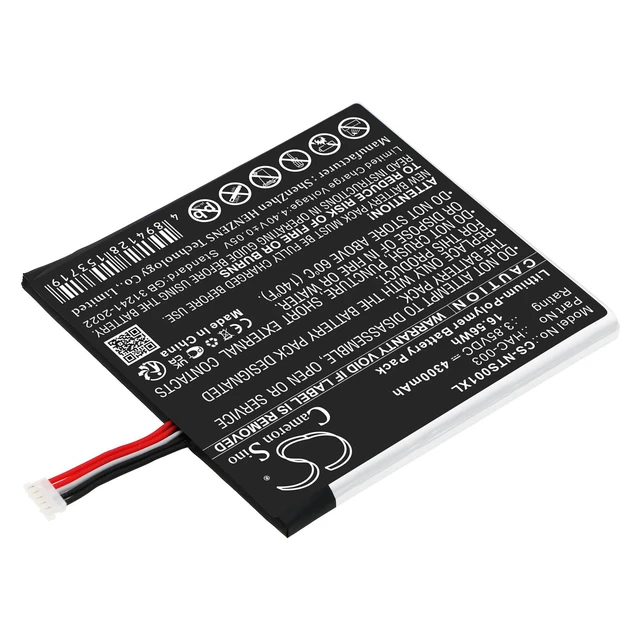 Alt view image 2 of 5 - Estry Battery Replacement for NIN Switch HAC-001 HAC-S-JP/EU-C0 HAC-003 HAC-A-BPHAT-C0 HAC-A-BPHAT-C2 HAC-A-BPHAT-C1