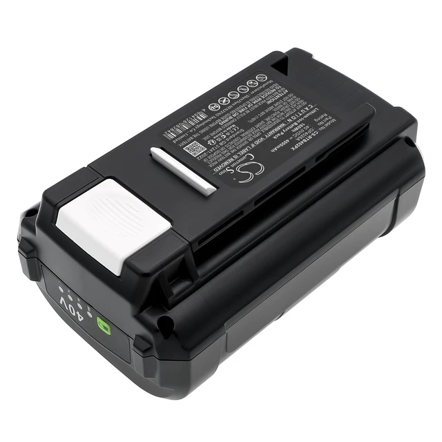Alt view image 2 of 5 - Estry Battery Replacement for Ryobi RLTHTB36 RY40500 RY40500A RBL36JB RBC36X26B RY40190-Y RBL36B 40V Backpack Blower OP4030 OP4050A OP4040A OP40301OP4040 OP40201 OP4026 OP4026A OP40301 OP4050 BPL3626