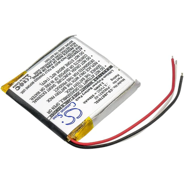 Alt view image 2 of 4 - Estry Battery Replacement for Live 650BT Live 500BT Everest 310 Everest 700 Everest 300 P062831-02
