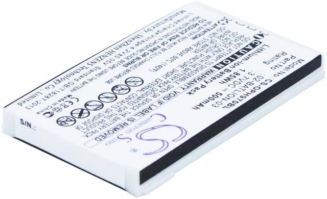 Alt view image 2 of 5 - Estry Battery Replacement for Opticon OPL-7724 OPL-9728 OPL-9727 OPL-9723 OPL-7734 OPL-9713 OPL-9712 OPL-9724 OPL-9700 OPL-9725 ORBLIOP0012 11267 02-BATLION-03