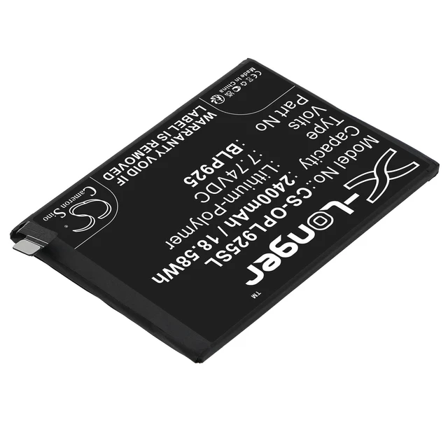 Alt view image 2 of 4 - Estry Battery Replacement for CPH2411 Ace 5G 2022 10R 5G 2022 10R 5G 2022 150W 10R PGKM10 BLP925