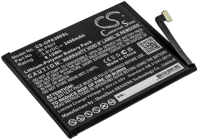 Main image of Estry Battery Replacement for A30 A30 Dual SIM TD-LTE BLP607
