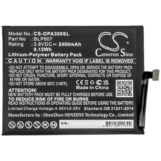 Alt view image 3 of 5 - Estry Battery Replacement for A30 A30 Dual SIM TD-LTE BLP607