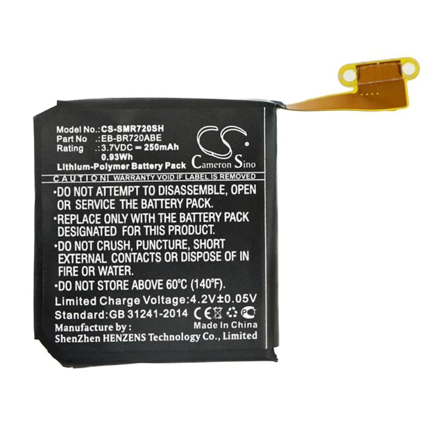 Alt view image 3 of 4 - Estry Battery Replacement for SM-R732 R732 R720X Gear S2 Classic R7200 SM-R720 Gear S2 EB-BR720ABE