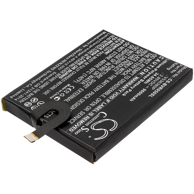 Alt view image 2 of 4 - Estry Battery Replacement for Blackview BV9500 BV9500 Oro V536380P