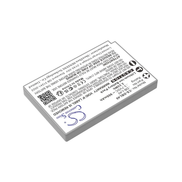 Alt view image 2 of 5 - Estry Battery Replacement for Sanyo Xacti VPC-HD2 Xacti VPC-HD1E Xacti DMX-HD1A Xacti VPC-HD1 Xacti DMX-HD800 Xacti VPC-HD1EX Xacti VPC-HD800 Xacti DMX-HD2 Xacti DMX-HD1 DB-L40 DB-L40AU DB-L40A