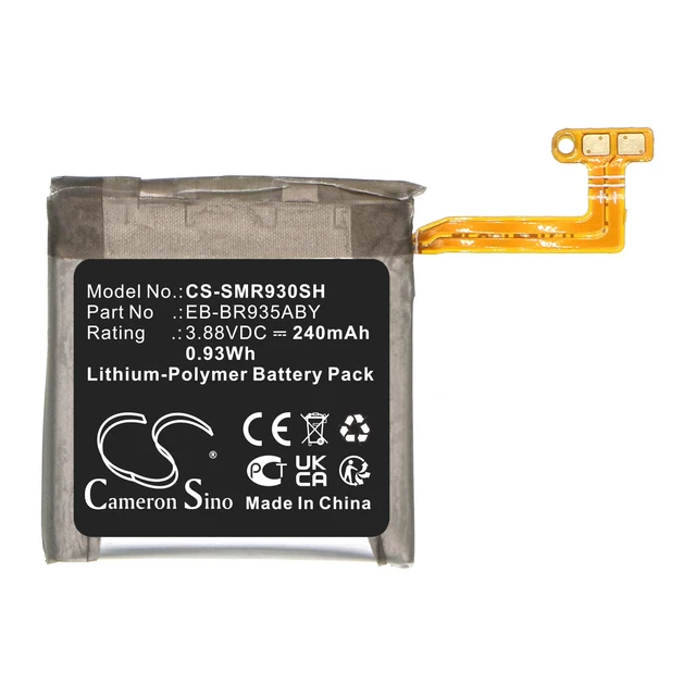 Alt view image 3 of 4 - Estry Battery Replacement for SM-R935 SM-R930 Watch 6 40mm EB-BR935ABY GH43-05156A