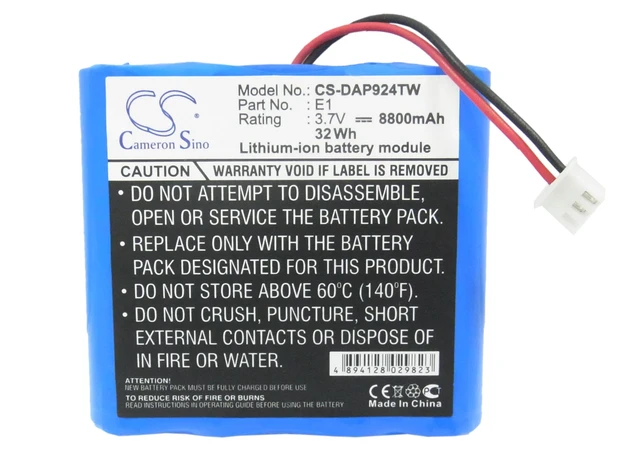 Alt view image 5 of 5 - Estry Battery Replacement for Pure EVOKE-1S EVOKE-1S Marshall Verona One Flow radios VL-60924 Evoke 1S One Flow Evoke Mio by Evoke Mio Evoke Flow EvokeE-1S Evoke 2S Sensia Evoke Mio Union Jack E1