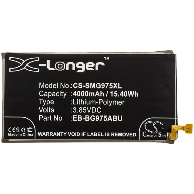 Alt view image 3 of 4 - Estry Battery Replacement for SM-G975U1 SM-G975U SM-G9750/DS SM-G975D S10+ S10 Plus SM-G9758/DS SM-G975W SM-G975F/DS EB-BG975ABU