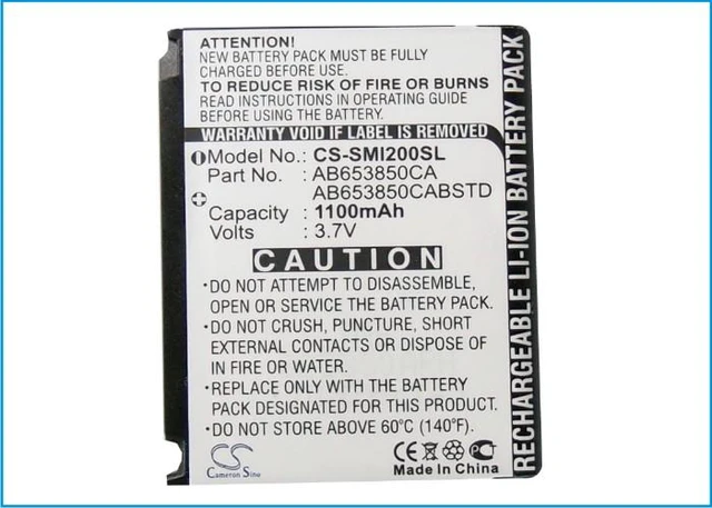 Alt view image 5 of 5 - Estry Battery Replacement for SPH-M900 Moment SGH-I627 Propel Pro Moment M900 SCH-I627 SPH-M850 Instinct HD SGH-T939 SCH-i899 GT-I809 SGH-T939 Behold II SGH-I627 AB653850CC AB653850CABSTD AB653850CA