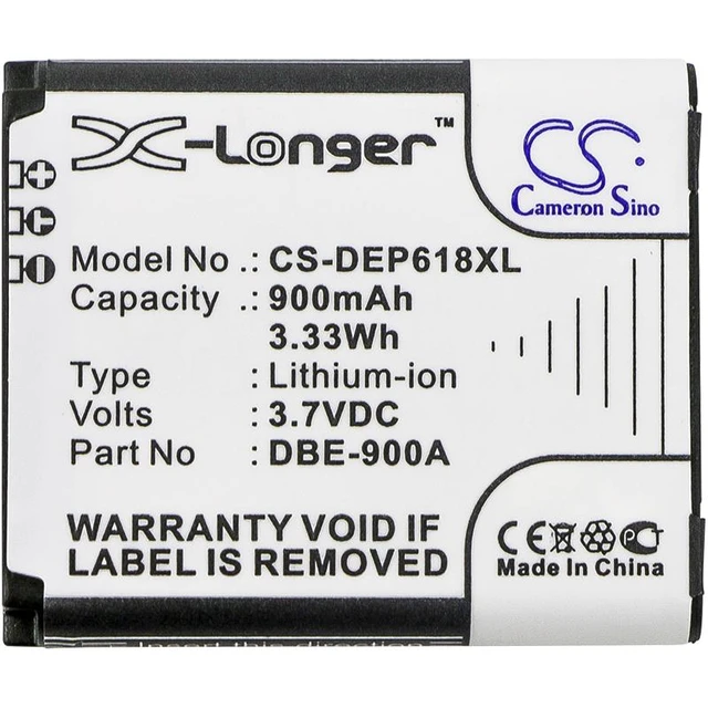 Alt view image 3 of 3 - Estry Battery Replacement for Doro Phoneeasy 618 DBE-900A
