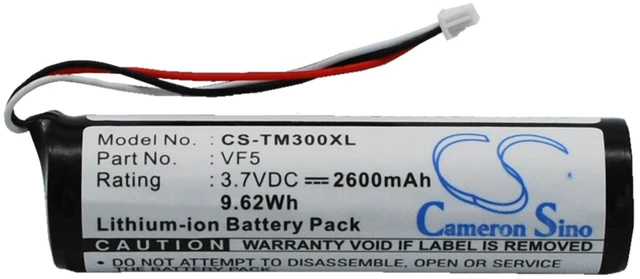 Main image of Estry Battery Replacement for Go 500 Go 300 Go 4D00.001 Go 700 Go 710 Go 530 Go 700T Go 510T Go 510 Go 910 Go 400 Go 530T VF5