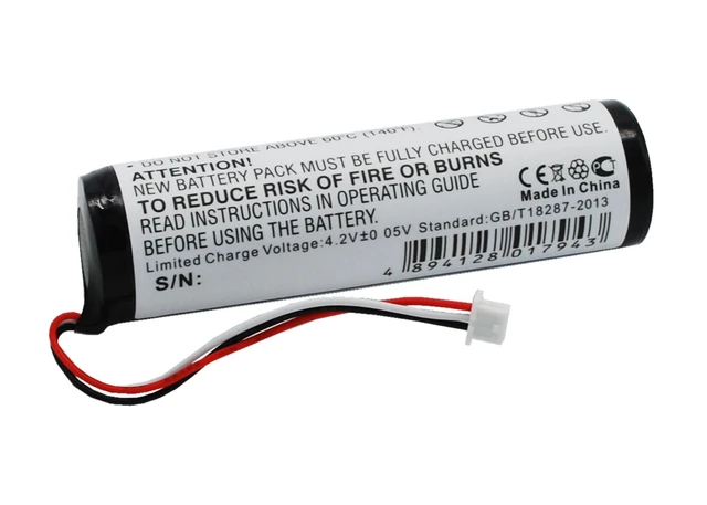 Alt view image 5 of 5 - Estry Battery Replacement for Go 500 Go 300 Go 4D00.001 Go 700 Go 710 Go 530 Go 700T Go 510T Go 510 Go 910 Go 400 Go 530T VF5