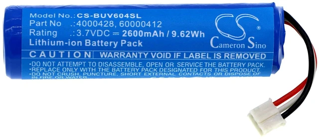 Alt view image 3 of 5 - Estry Battery Replacement for Burton UV604 LED 4000428 60000412
