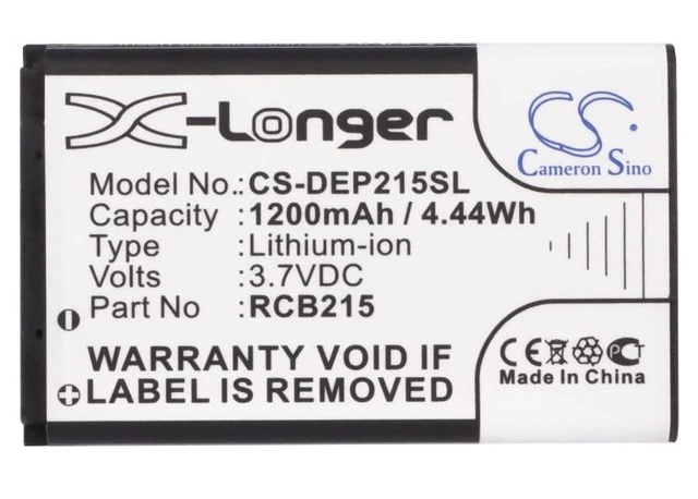 Alt view image 5 of 5 - Estry Battery Replacement for Micromax X335 E390 BT-214