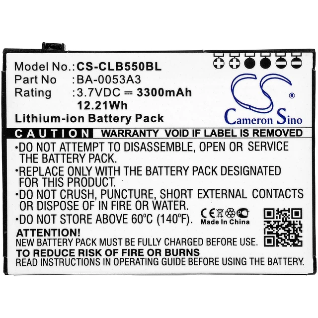 Alt view image 3 of 5 - Estry Battery Replacement for CipherLab CP50 CP55 BA-0053A3