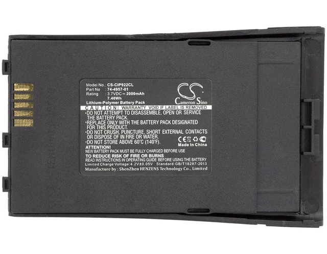 Alt view image 3 of 3 - Estry Battery Replacement for CP-7921G Unified CP-7921G CP-7921 74-4957-01 74-4958-01 74-4957-01 Rev. C1