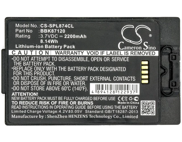 Alt view image 3 of 3 - Estry Battery Replacement for Spectralink 8742 PIVOT S8742 Pivot 8741 PBL87420 Pivot 8742 PBL87440 Pivot 8744 BBK87120