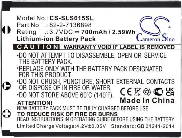 Alt view image 3 of 3 - Battery Replacement for Arctis Nova Pro 61527 82-2-7136898