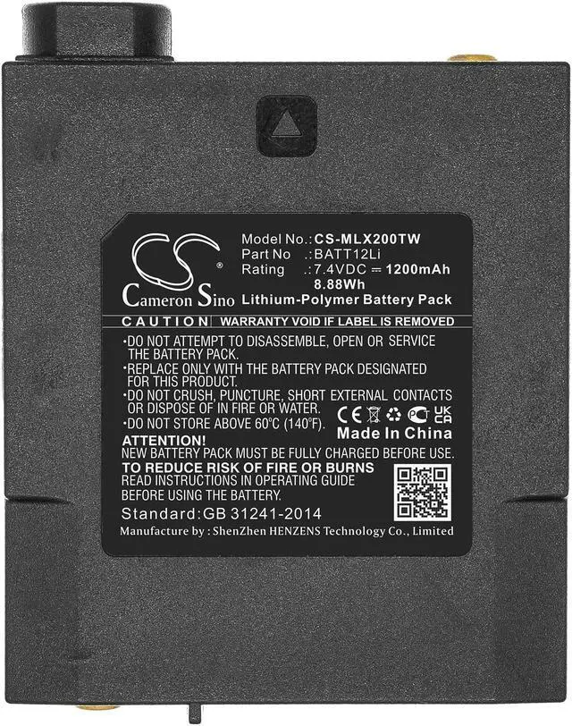 Alt view image 3 of 4 - Estry Battery Replacement for Midland GXT2000 GXT2050 G7 Pro Pb-Pro BATT12Li