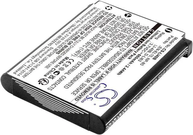 Alt view image 2 of 3 - Estry Battery Replacement for Optio RS1000 
 Optio M30 
 Optio L40 Optio T30 
 Optio LS1100 Optio RS1500 Optio L40 
 Optio W30 
 Optio LS465 Optio V10 D-LI108 D-LI63