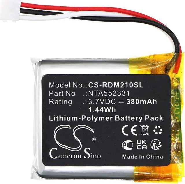 Alt view image 3 of 5 - Estry Battery Replacement for Rode Wireless Go II NTA552331 0442-0053-01