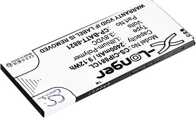 Alt view image 2 of 5 - Estry Battery Replacement for 8800 GP-S10-374192-010H CP-BATT-8821 74-102376-01