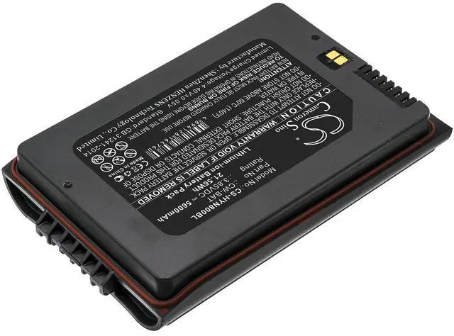 Alt view image 2 of 5 - Estry Battery Replacement for CN80L0N Dolphin CN80 CW-BAT 8754-871810-01 CX80-BAT-EXT-WRLS1