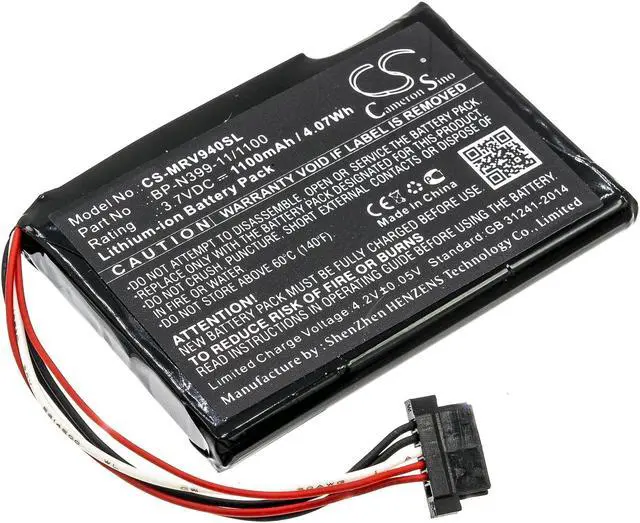 Main image of Estry Battery Replacement for Magellan RoadMate RV 9490T-LMB BP-N399-11/1100