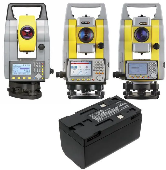 Alt view image 4 of 4 - Estry Battery Replacement for Geomax Zoom Pro Zipp10 ZT20 ZT20R Zoom 30 Zoom 20 ZBA302 ZBA301