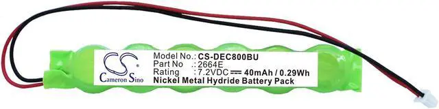 Alt view image 3 of 4 - Estry Battery Replacement for DELL 8000 Latitude C810 3800 8200 Latitude C840 Latitude C800 3700 8100 02664E 2664E