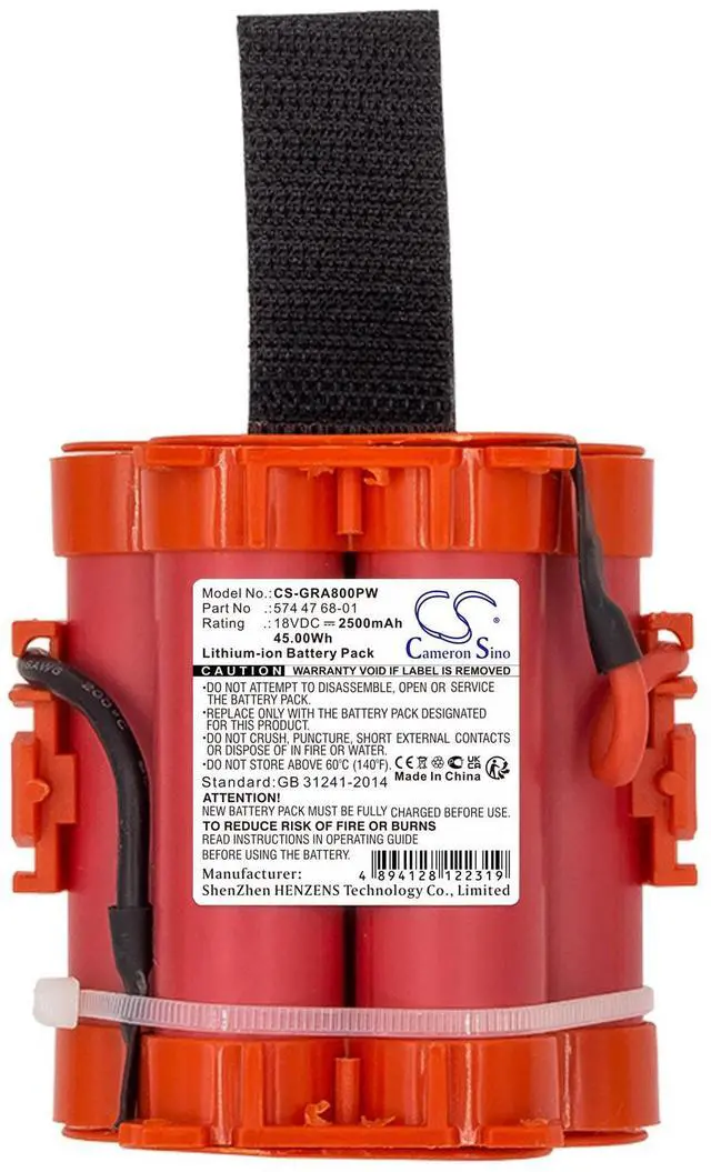 Alt view image 5 of 5 - Estry Battery Replacement for R50Li Robotic R80Li 2017 Robotic R38Li 2016 Robotic R50Li 2018 586 57 62-01 586 57 62-04 586 57 62-02 574 47 68-01 505 69 73-20 574 47 68-02