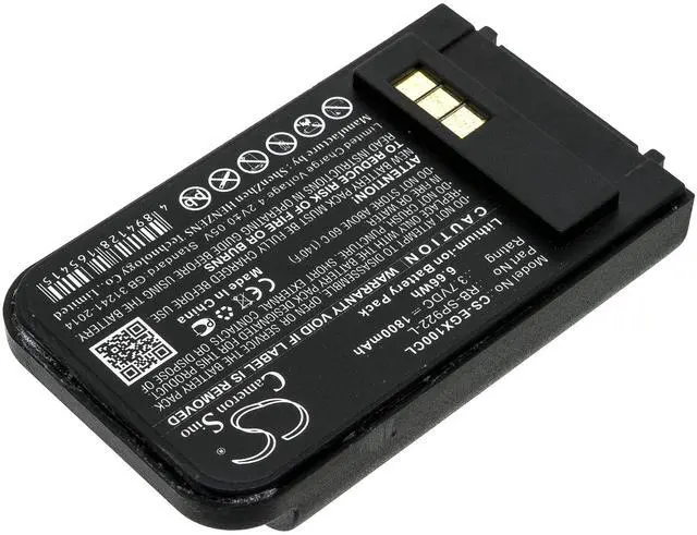 Alt view image 2 of 4 - Estry Battery Replacement for DuraFon 1x SN902 Durawalkie DuraFon 4x SP-922 Pro DuraFon Pro SN-902 SP922 SP9228 SN-902H RB-SP922-L