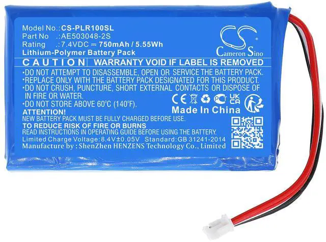 Alt view image 3 of 5 - Estry Battery Replacement for Polaroid Zip AE503048-2S