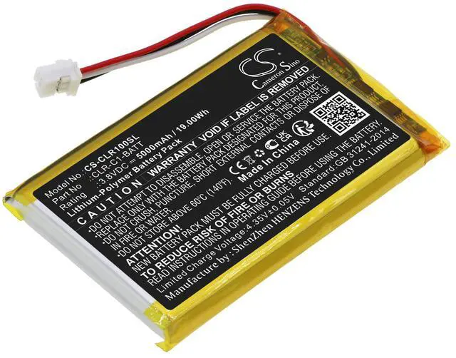 Estry Battery Replacement for ClareOne CLR-C1-PNL1 Smart Home Panel CLR-C1-BATT