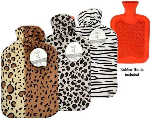 Main image of 82136 - RUBBER BOTTLE HOT WATER THERAPY W/WASHABLE COVER 2L ASSORTED