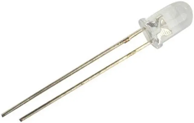 Main image of 05868 - LED5 WATERCLEAR WHITE 10000MCD 3V 20MA (100 pcs/pkg)