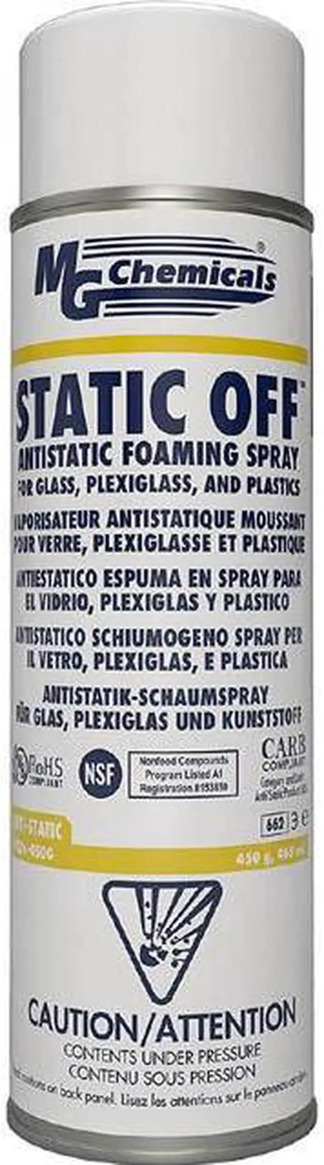 Main image of 826-450G - ANTISTATIC FOAMING SPRAY 450G NON-FLAMMABLE AND NON-ABRASIVE